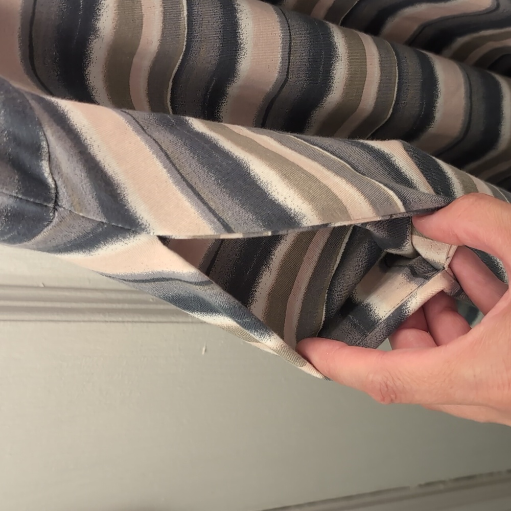 Pact Striped Midi Dress in Navy, Gray, and Cream - Picture 6 of 8